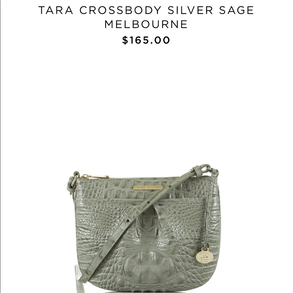 Brahmin tara crossbody sage